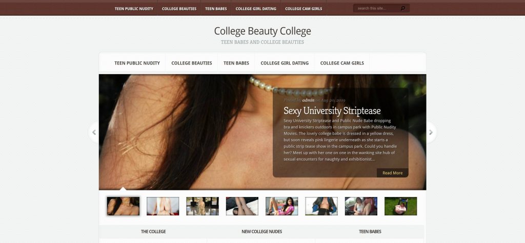 FireShot Capture 745 College Beauty College Teen Babes https www.collegebeautycollege.com