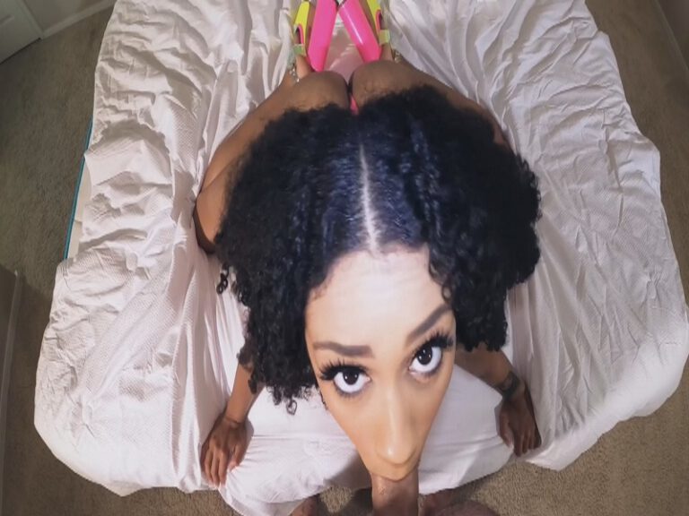 Ariana Aimes taking interracial oral