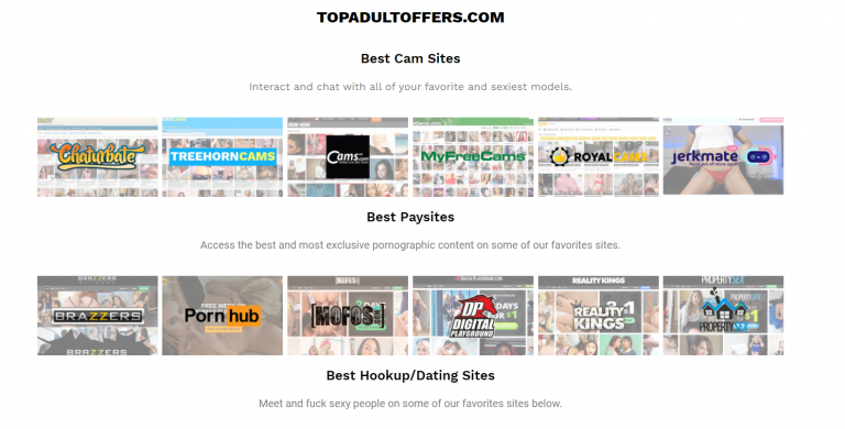 TopAdultOffers – The #1 Destination For Adult Offers
