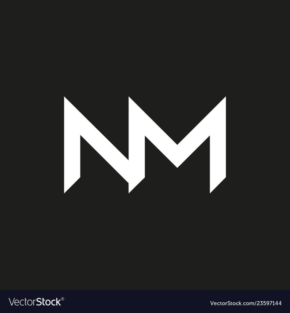 nm logo monogram vector 23597144